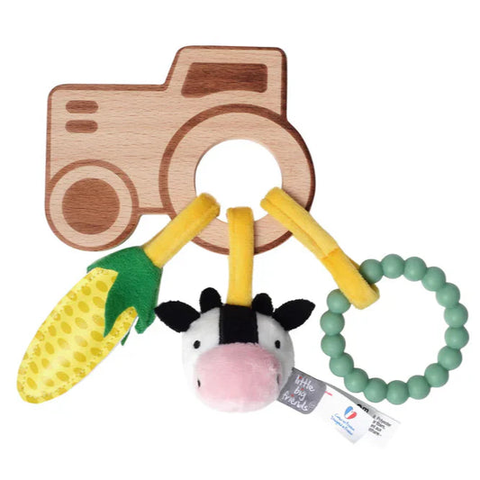 Sonajero de madera - Granja
