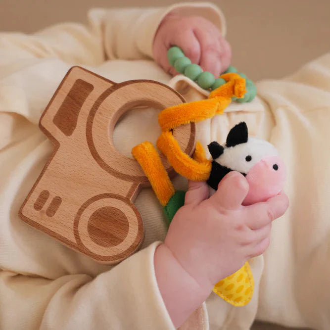 Sonajero de madera - Granja