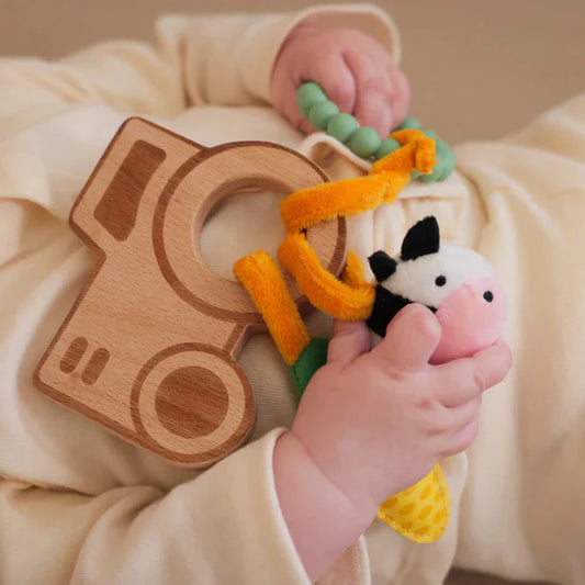 Sonajero de madera - Granja