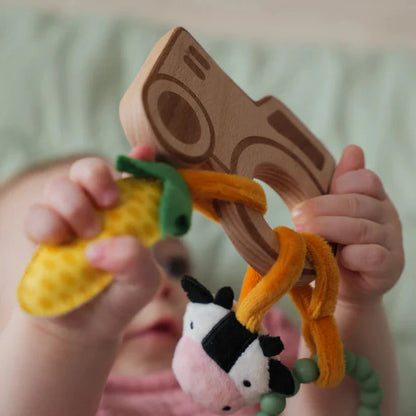 Sonajero de madera - Granja