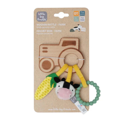 Sonajero de madera - Granja