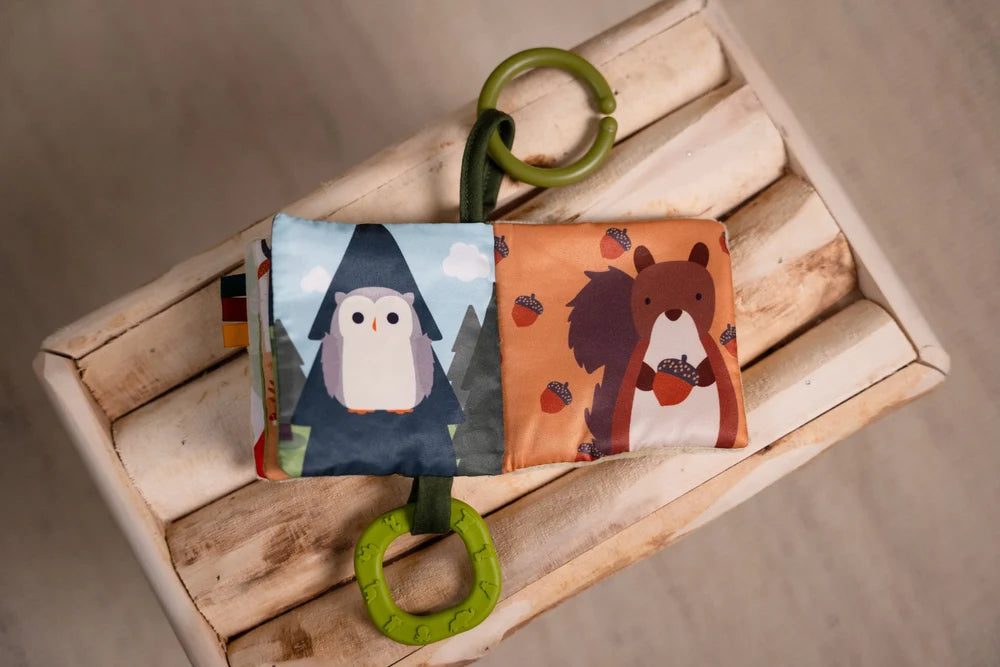 Libro de tela para bebé - Bosque