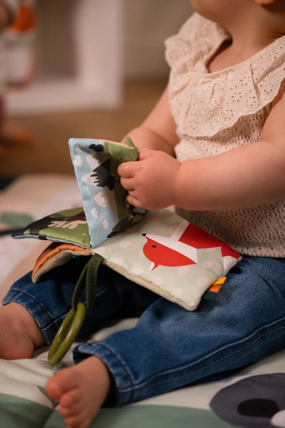 Libro de tela para bebé - Bosque