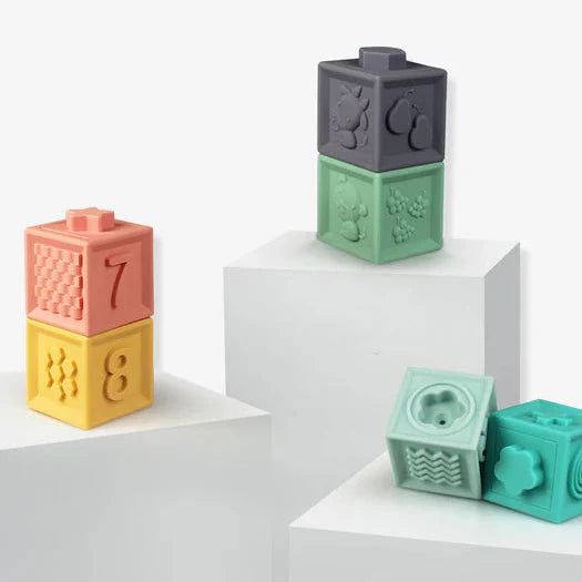 12 Cubos suaves educativos