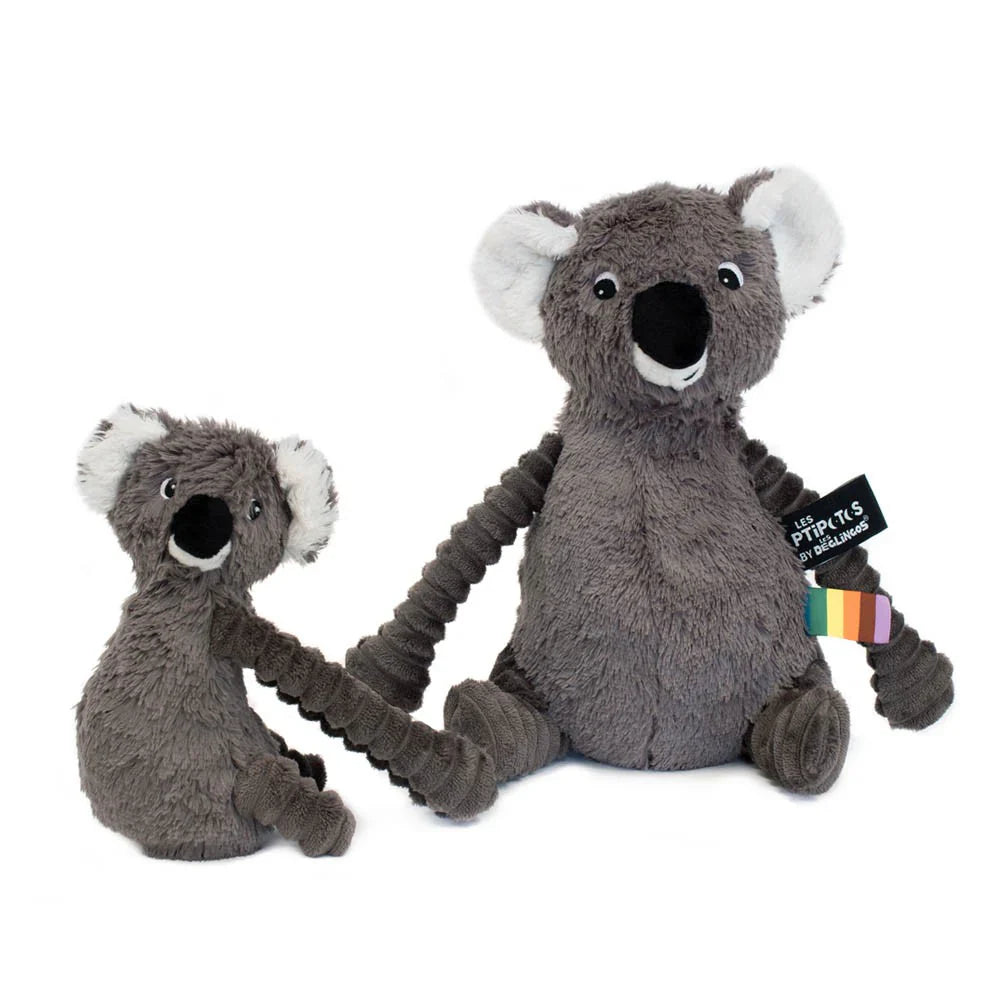 Peluche Koala Trankilou Mamá Y Bebé - Gris