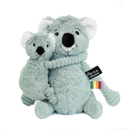 Peluche Koala Trankilou Mamá Y Bebé - Menta