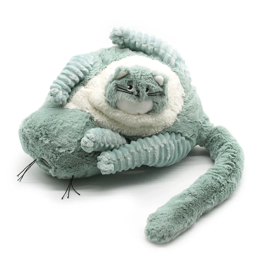 Peluche Gato Miaou Mamá y Bebé - Menta