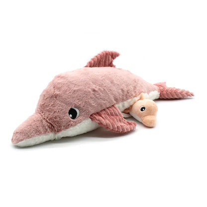 Peluche Delfin Tofou Mamá y Bebé - Rosa