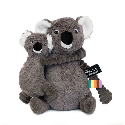 Peluche Koala Trankilou Mamá Y Bebé - Gris