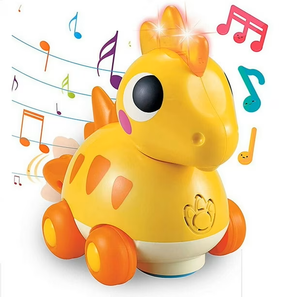 Dinosaurio interactivo - Amarillo