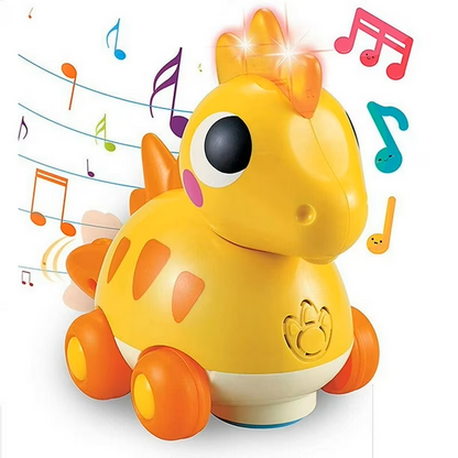 Dinosaurio interactivo - Amarillo