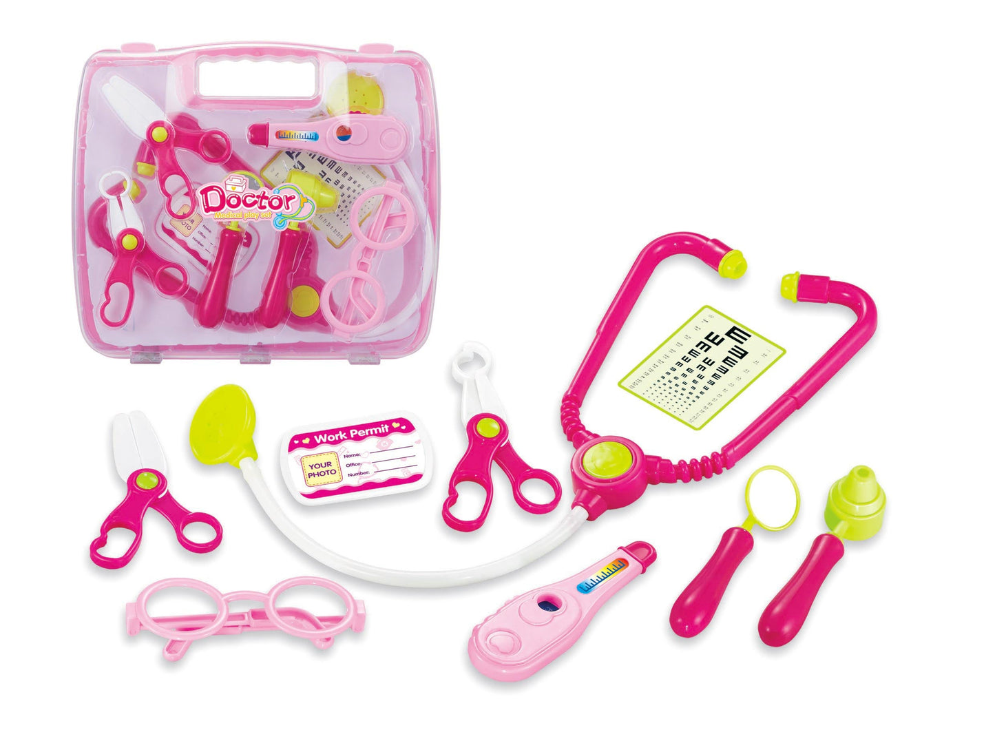 Kit de Juego de Doctor. Rosado