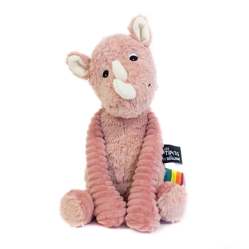 Peluche Rinoceronte Grobisou - Rosa