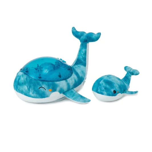 Peluche Proyector Ballena Tranquil Azul