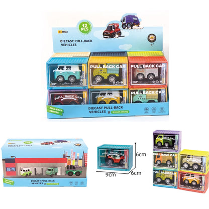 Pack de 12 Combi y camiones Mixtos