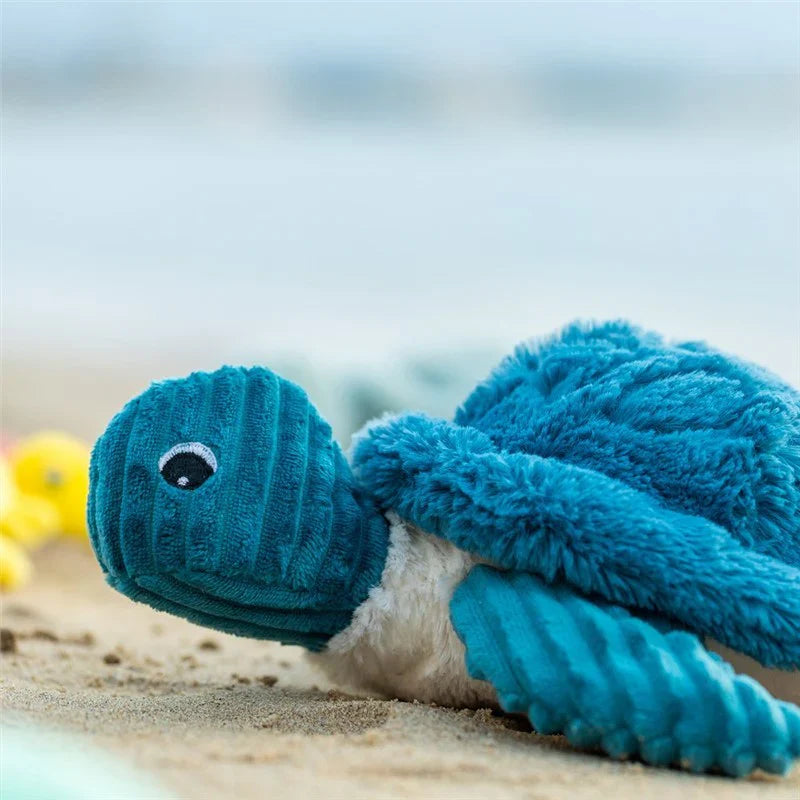 Peluche Tortuga Sauvenou Mamá y Bebé - Azul