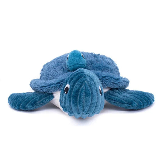 Peluche Tortuga Sauvenou Mamá y Bebé - Azul