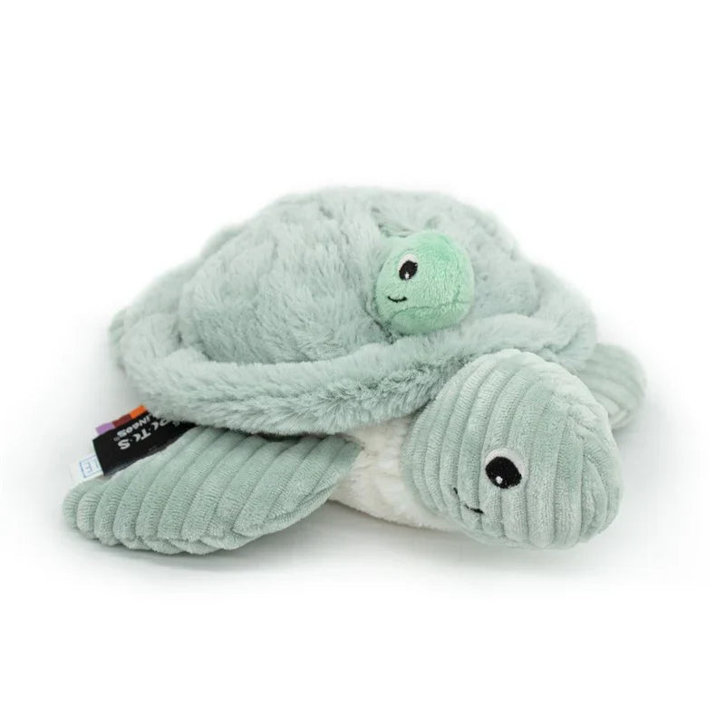 Peluche Tortuga Sauvenou Mamá y Bebé - Menta