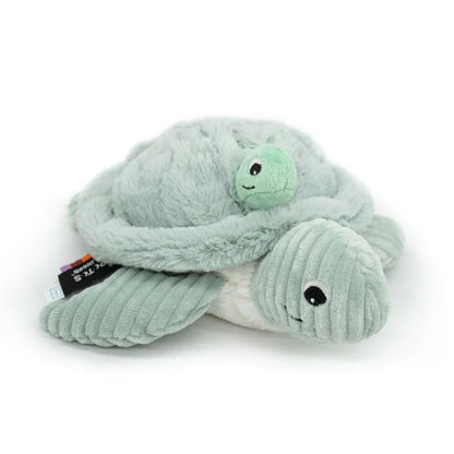 Peluche Tortuga Sauvenou Mamá y Bebé - Menta