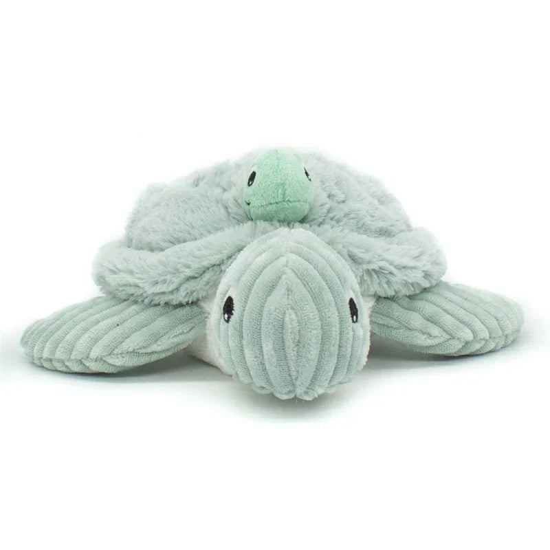 Peluche Tortuga Sauvenou Mamá y Bebé - Menta