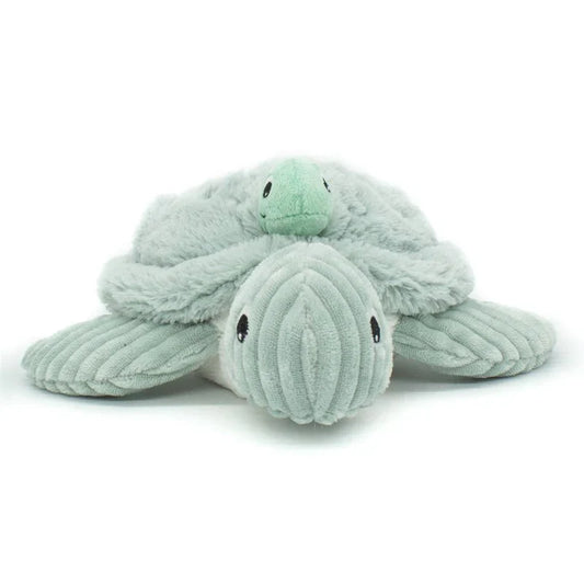 Peluche Tortuga Sauvenou Mamá y Bebé - Menta