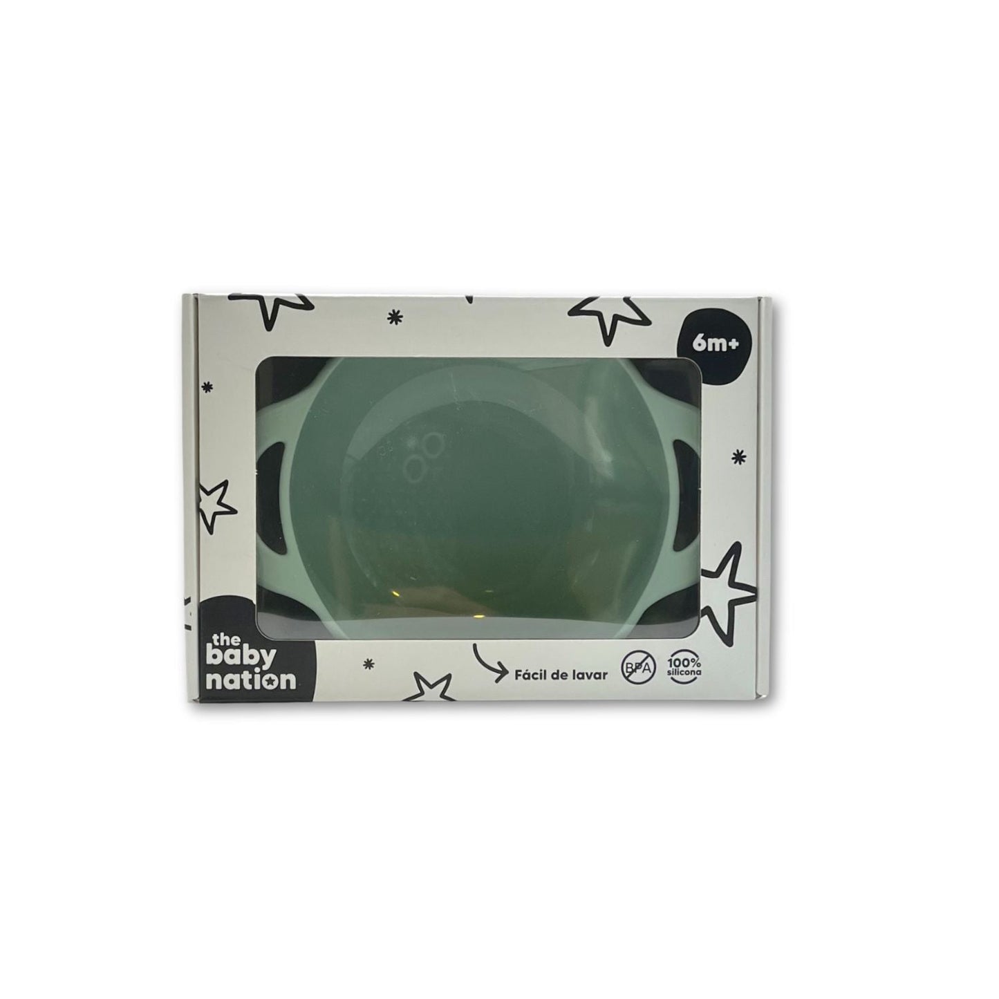 Bowl de Silicona con Succión Azul