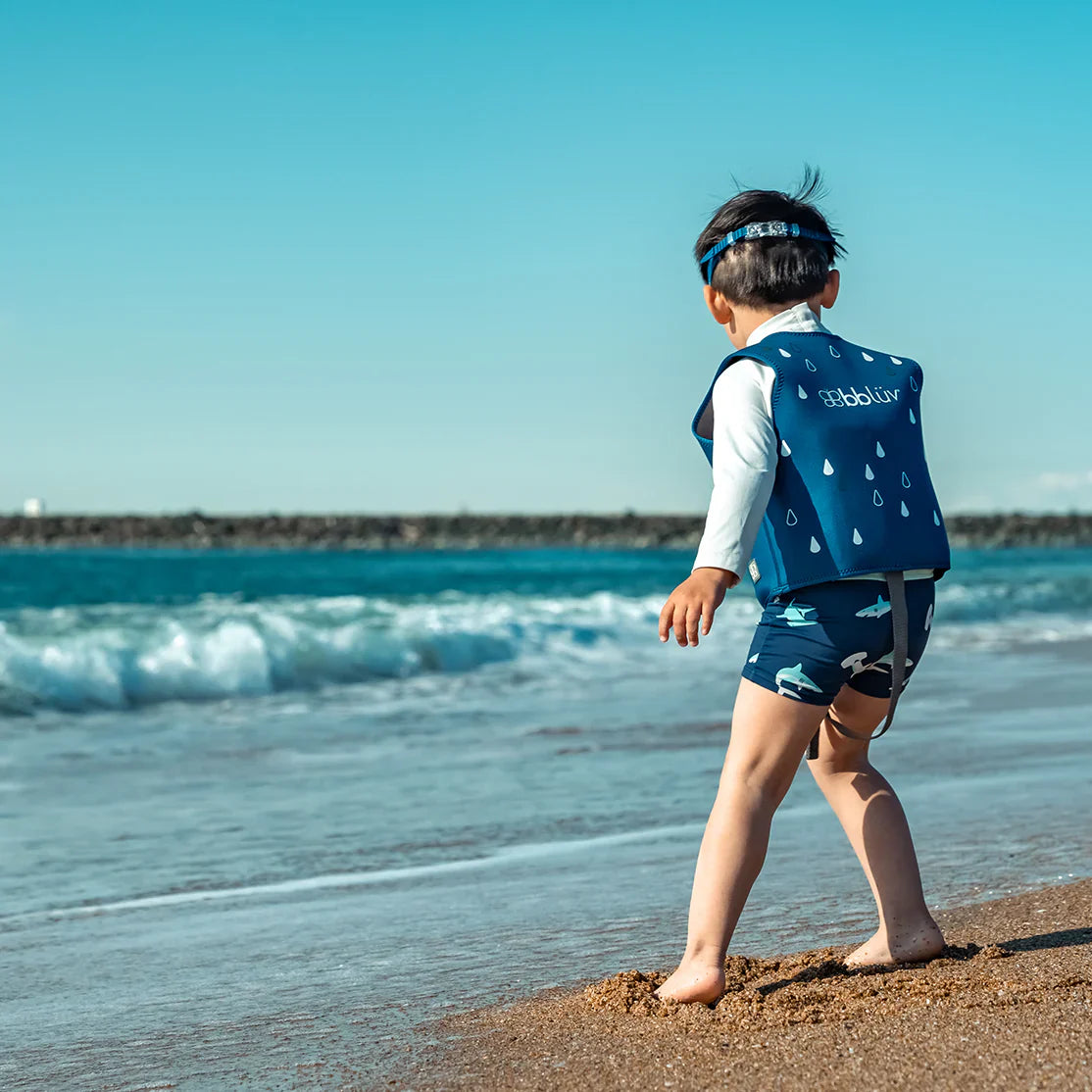 Chaleco de Natación Näj Azul Marino Talla S (18 meses-3 años)