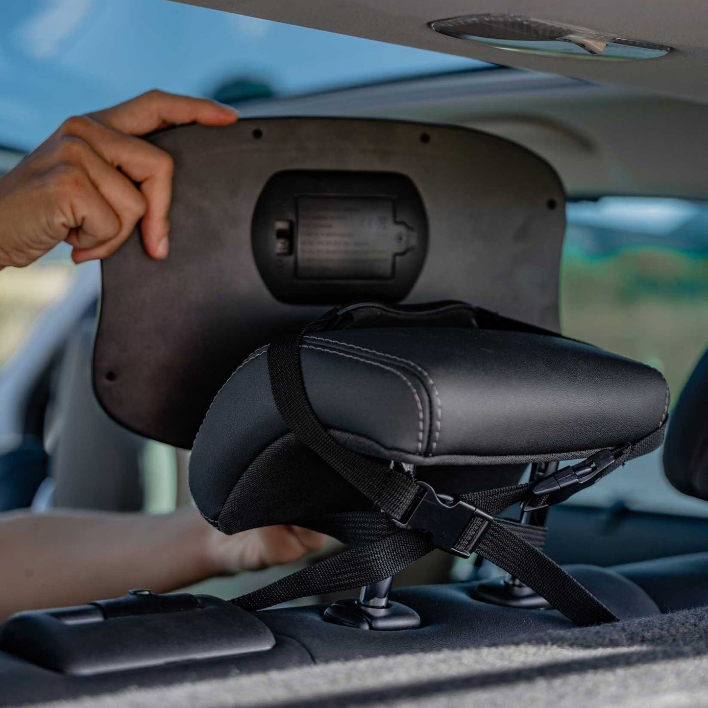 Espejo con Luz LED de Bebé para Auto