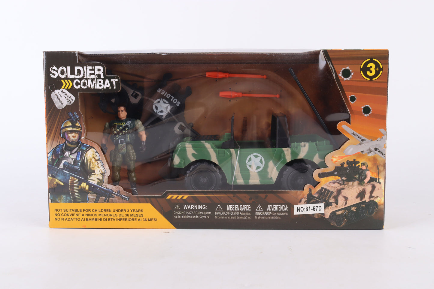 Auto Militar con Lanzaproyectiles