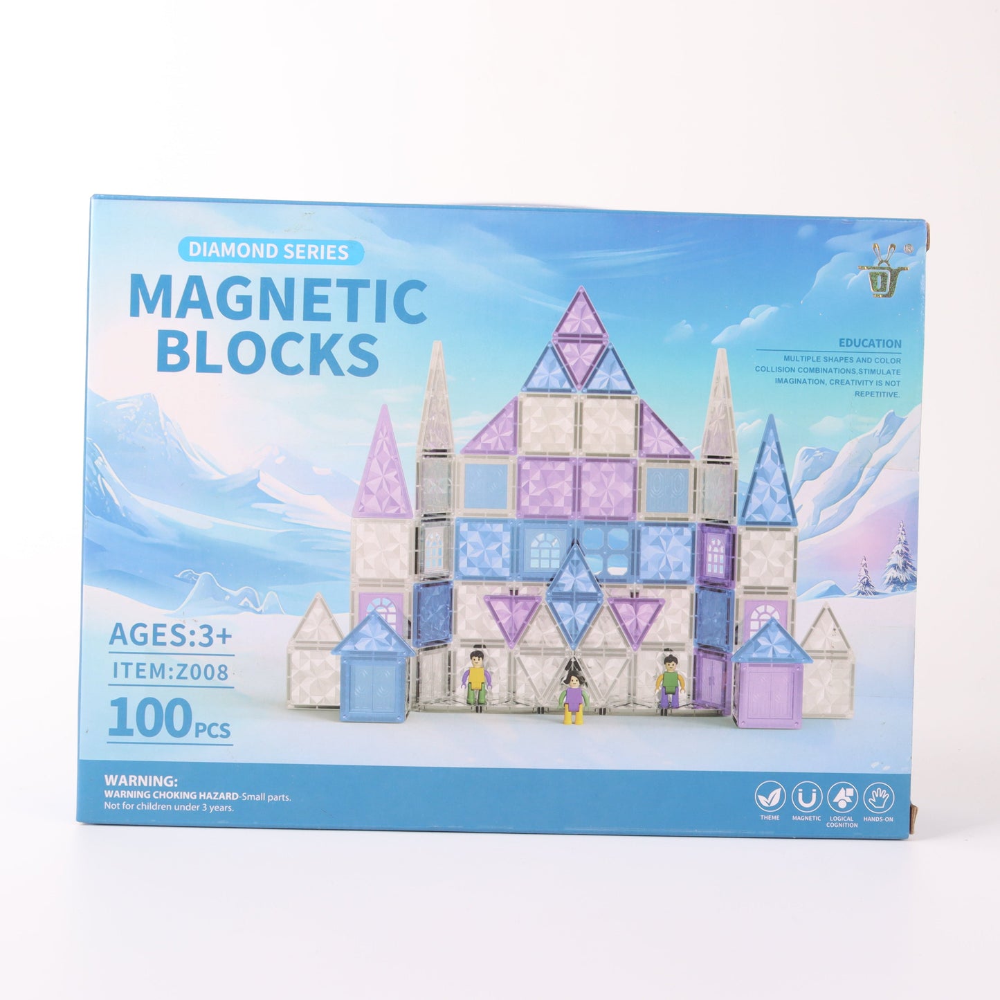 Bloques Magnéticos. 100 Piezas