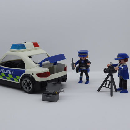 Auto de Policía con Luz y Sonido