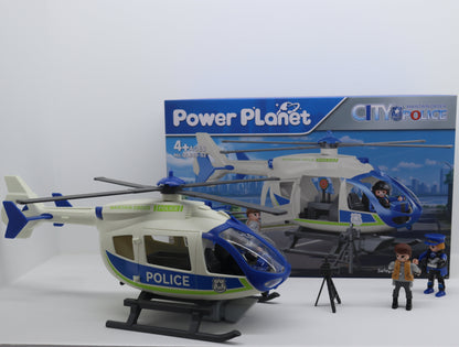 Helicóptero de Policía con Luz