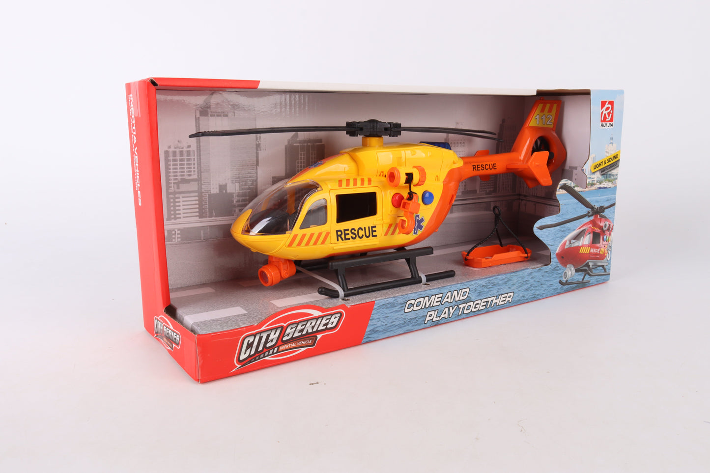 Helicóptero de Rescate con luces y sonido