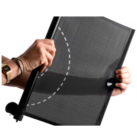 Cortina roller ajustable para auto