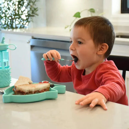 Plato de silicona con succión - Tiburón