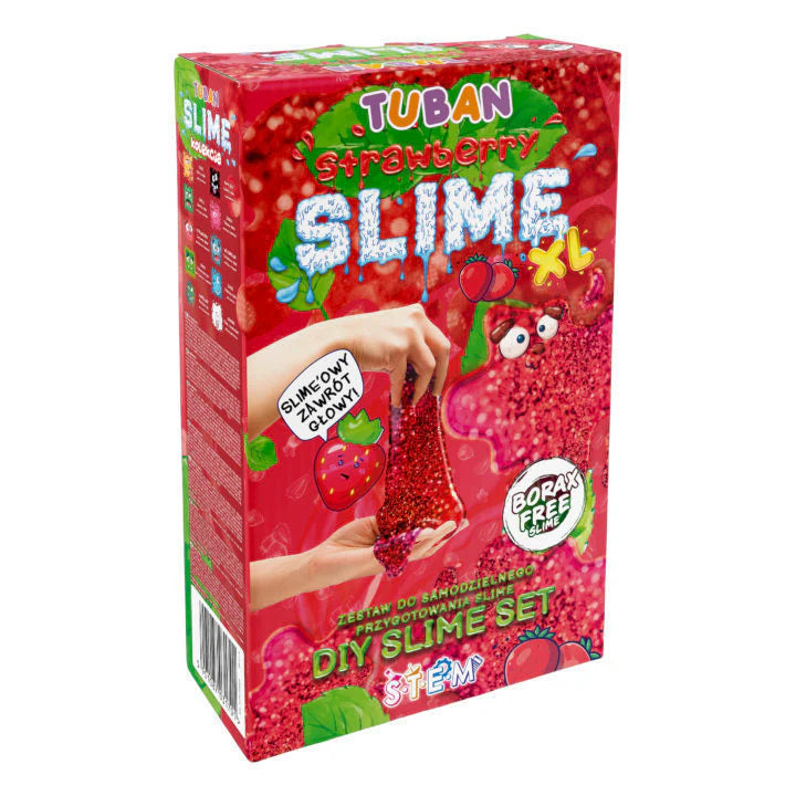 Kit hazlo tu mismo. Slime – Frutilla XL