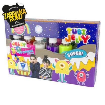 Set Tubi Jelly 6 colores – Monstruos