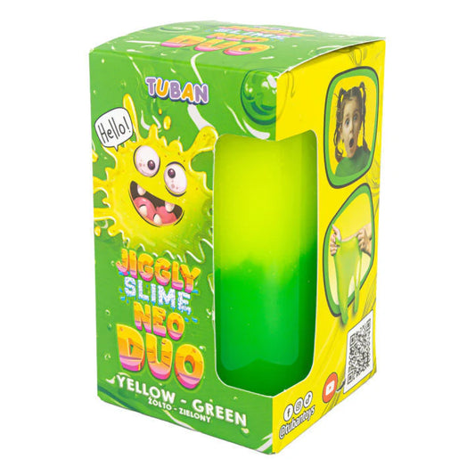 Jiggly Slime Neo Duo – Amarillo-Verde 430 gramos