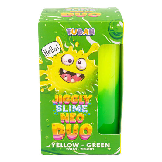 Jiggly Slime Neo Duo – Amarillo-Verde 430 gramos