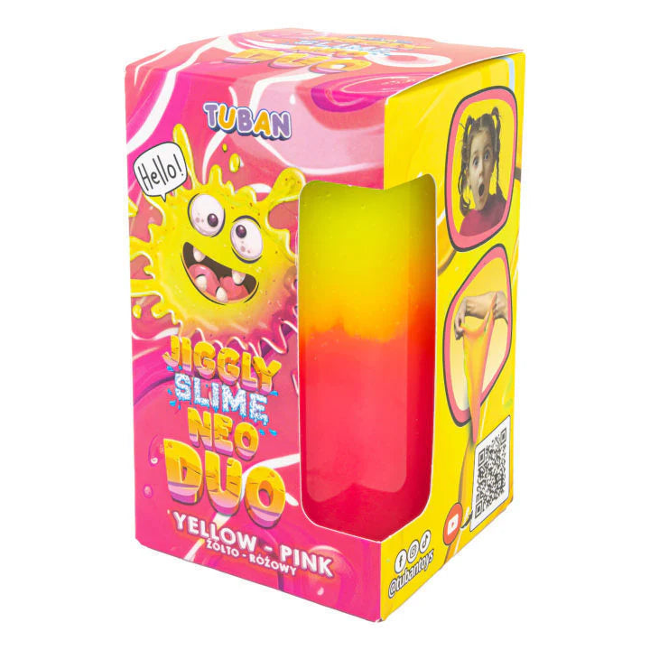 Jiggly Slime Neo Duo – Amarillo-Rosado 430 gramos