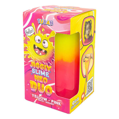 Jiggly Slime Neo Duo – Amarillo-Rosado 430 gramos