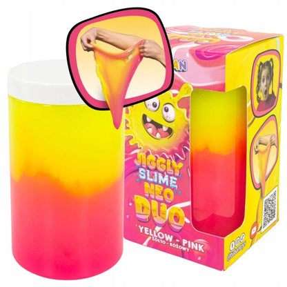 Jiggly Slime Neo Duo – Amarillo-Rosado 430 gramos