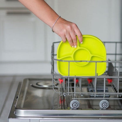 Set de plato y cuchara de silicona Yümi