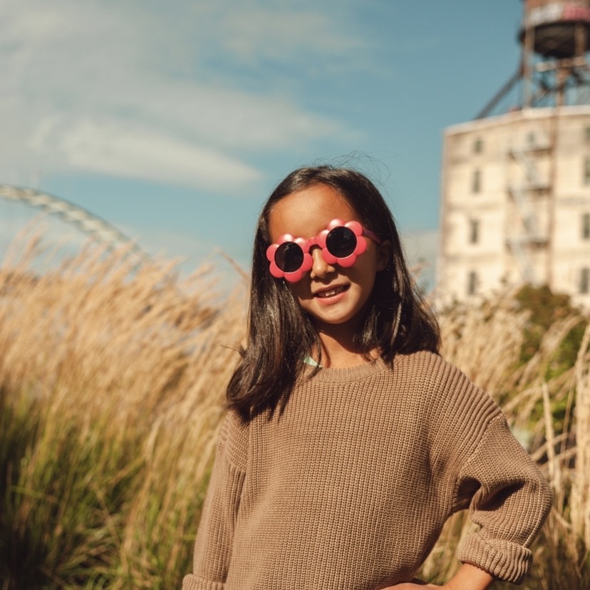 Lentes de sol Flores talla 4+